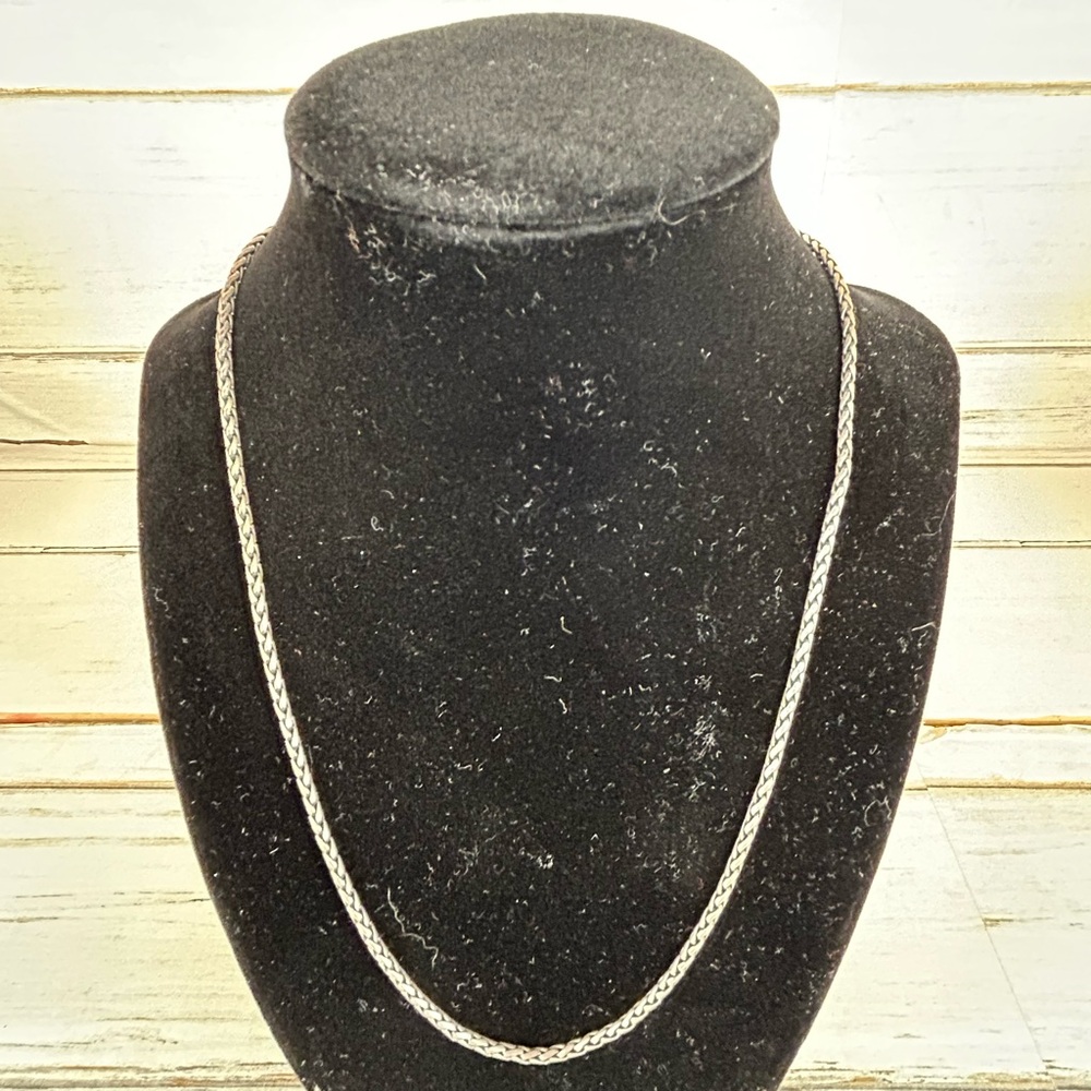 Brighton Silver-Tone Rope Chain Necklace w/ charms & spacers - Picture 2 of 6